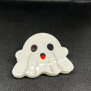 Halloween themed ghost hair clip